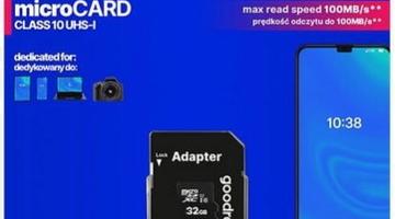 Goodram micro sdhc 32gb class 10 + adapter