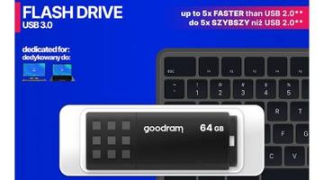 Pendrive goodram ume3 64gb czarny 3,0