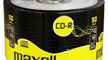 Maxell płyta cd-r 700mb 52x szpindel 50 szt