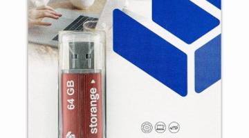 Pendrive storange usb 2.0 64gb brązowy