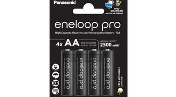 4x panasonic eneloop pro aa 2500mah new blister