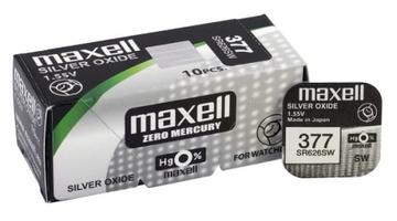 Bateria srebrowa mini maxell 377 / 376 / sr 626 sw / g4