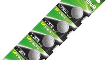5 x bateria litowa mini gp cr2032