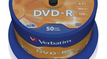 Dvd-r verbatim 4.7gb 16x cake 50 szt