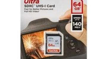 Karta pamięci SD 64GB-140MB/s SanDisc