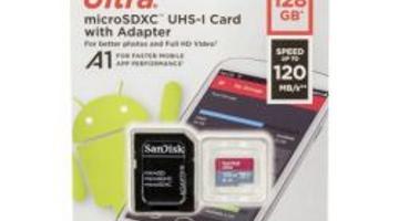 Karta Micro SDXC 128GB 120MB/s +adapter SanDisk
