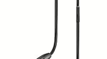 Shure SE215-K-E Sound Isolating Earphones, warm, detailed sound enhanced bass, detachable cable, black