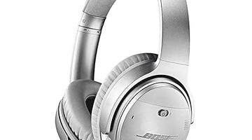 Bose QuietComfort 35 (Series II) Wireless Bluetooth Headphones, Noise Cancelling - Silver
