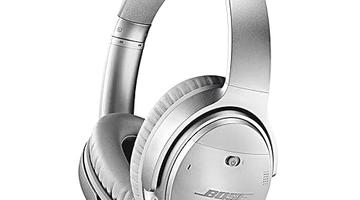 Bose QuietComfort 35 (Series II) Wireless Bluetooth Headphones, Noise Cancelling - Silver
