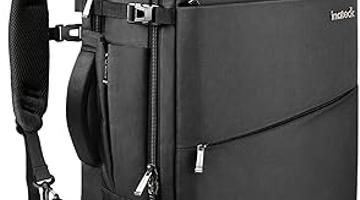 Inateck Travel Carry-On Luggage Backpack 30L, Flight Approved Business Anti-Theft Weekender Rucksack Bag, Fit 15.6'' Laptop for Men and Women - Black